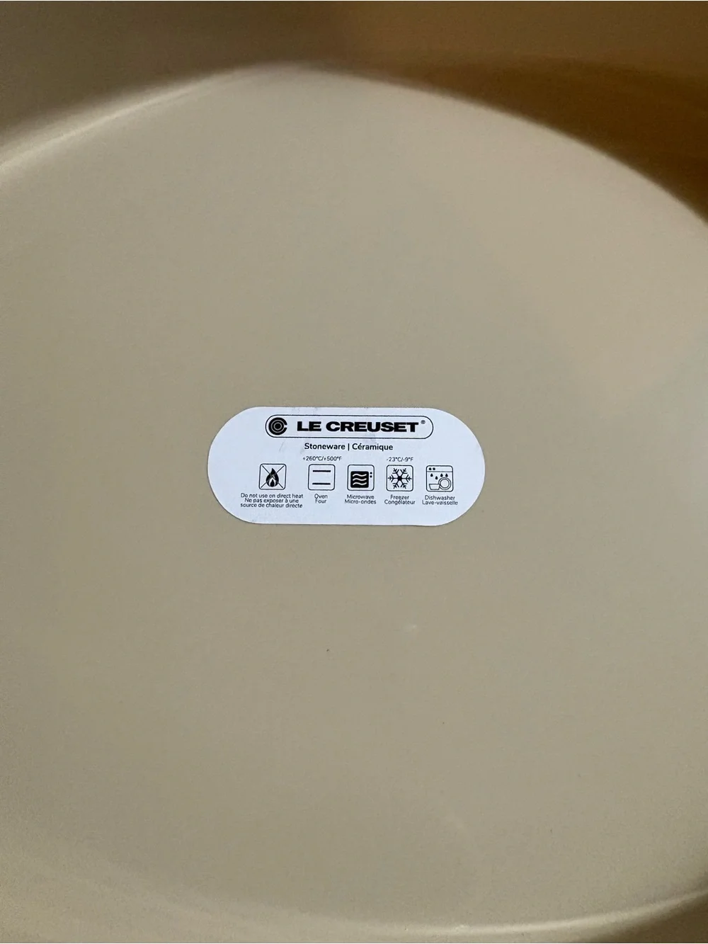 Le Creuset classic oval